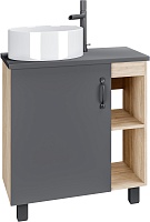 Grossman Тумба с раковиной Флай 70 GR-3013 дуб сонома/серая